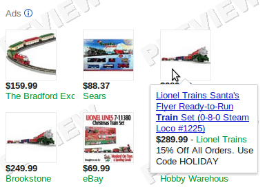 Product Listing Ads or PLA Image